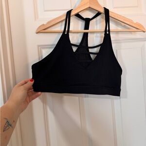 Zyia XXL EUC Black Strappy Sports Bra